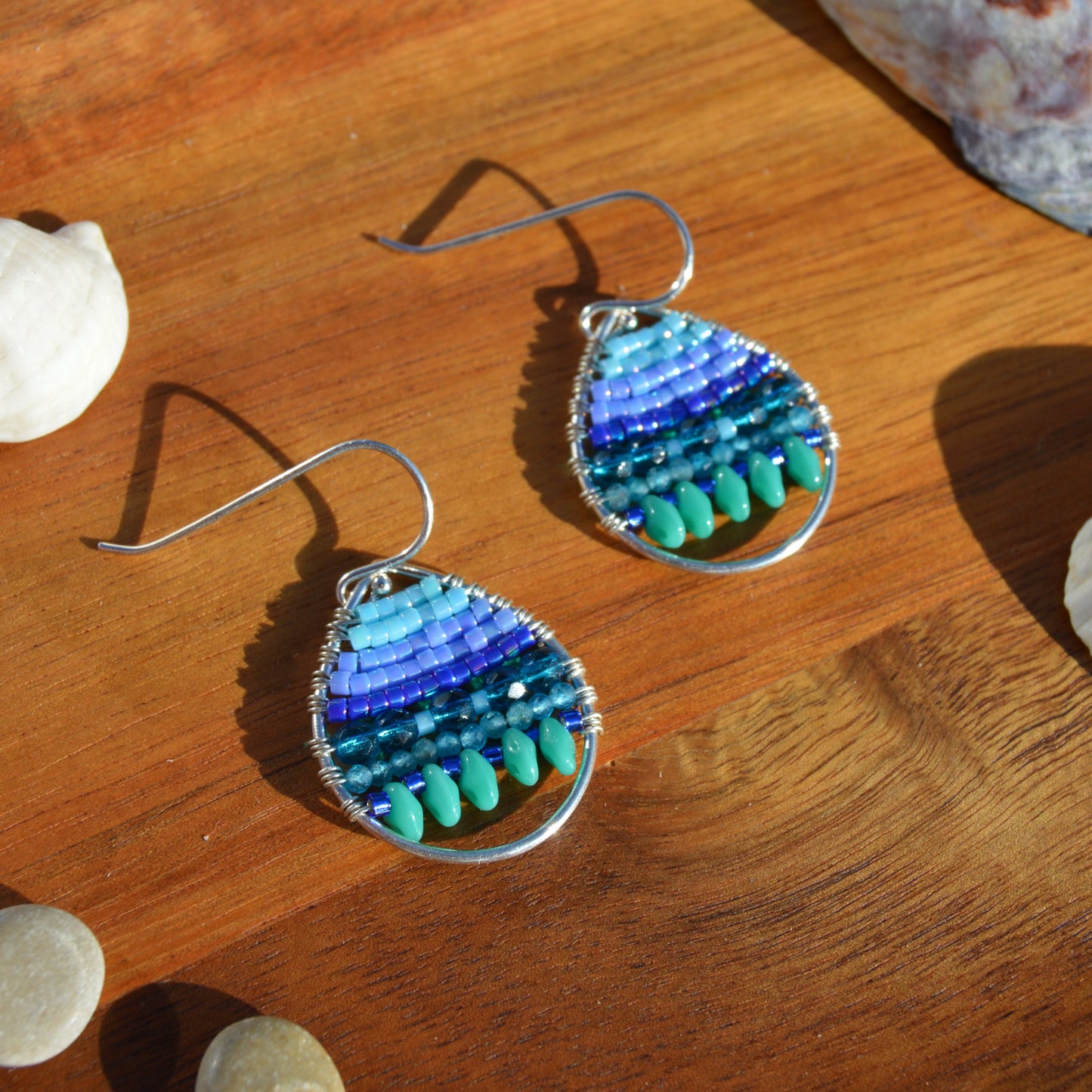 Drop earrings Ocean.